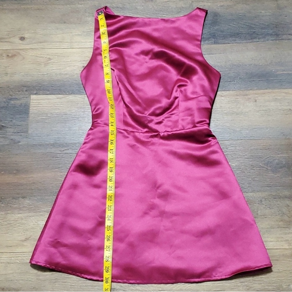 Reformation Pink Satin Dress
